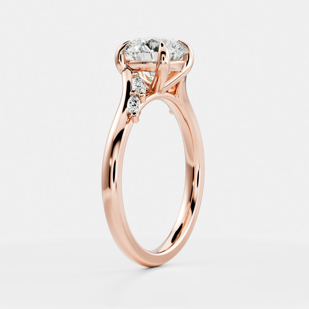 Cushion: Pave Lab Grown Diamond