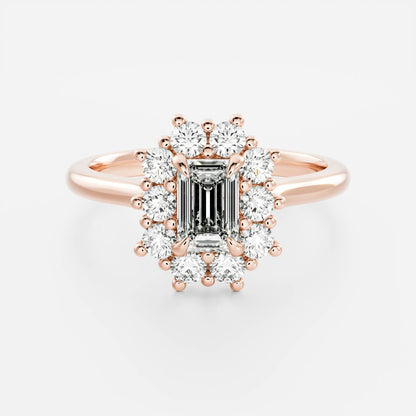 Round: Halo Cluster Lab Grown Diamond