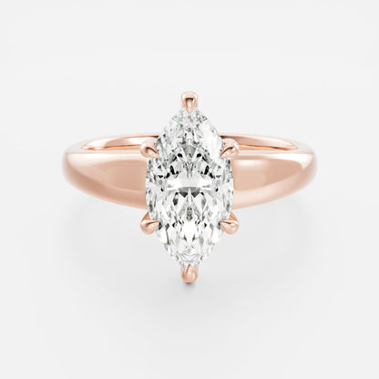 Marquise: Taper Solitaire Lab Grown Diamond