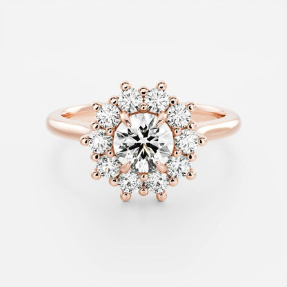 Round: Halo Cluster Lab Grown Diamond