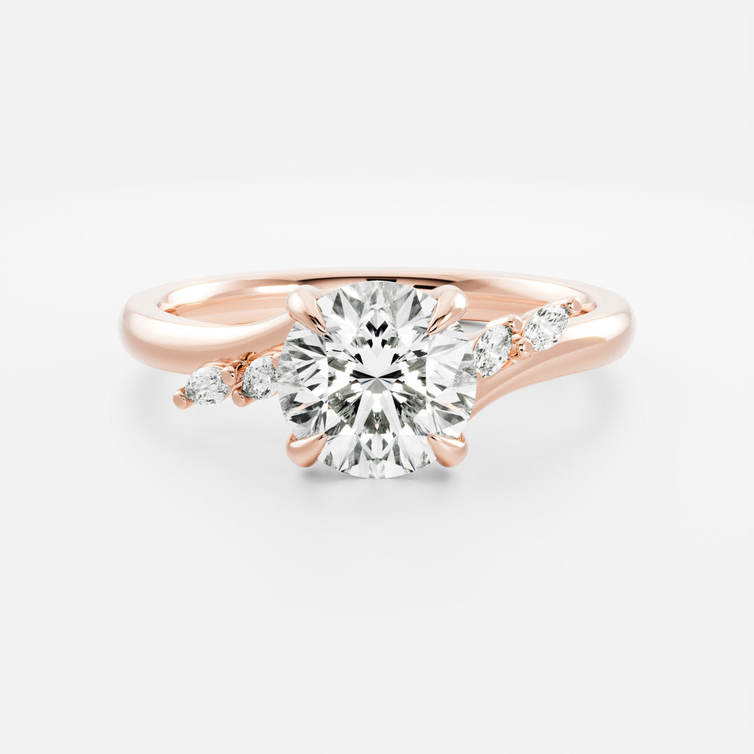 Cushion: Pave Lab Grown Diamond