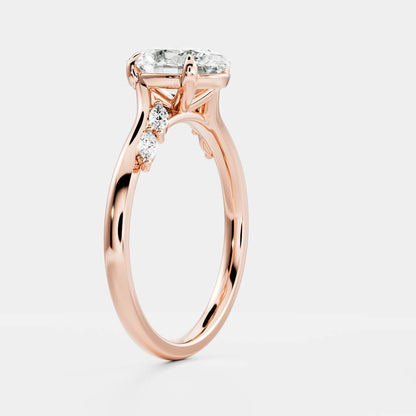 Oval: Pave Lab Grown Diamond
