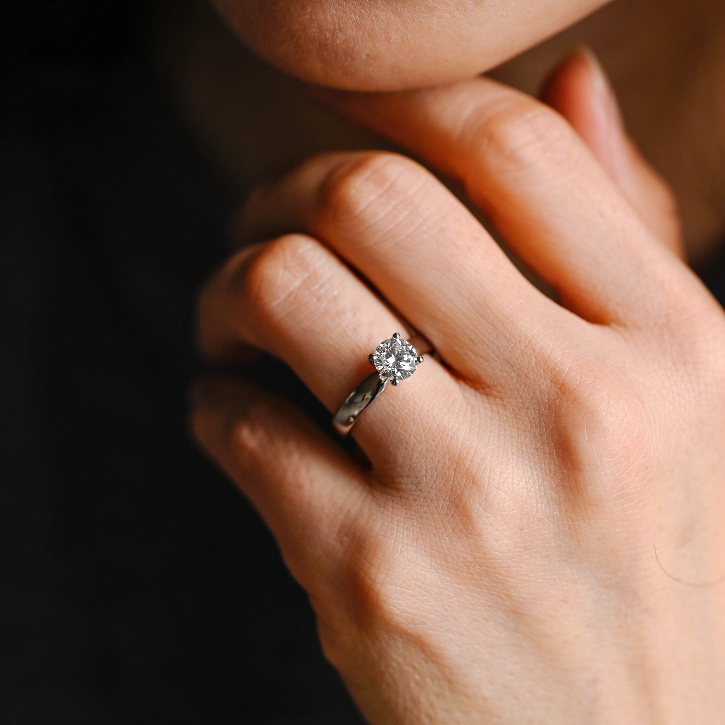 2 CT Emerald Pave Moissanite Engagement Ring