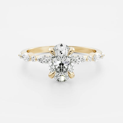 [Style] [Shape] Lab Grown Diamond Engagement Ring