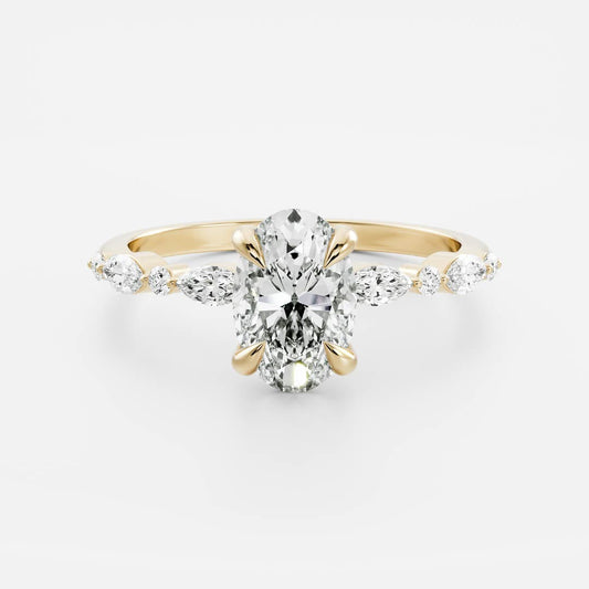 [Style] [Shape] Lab Grown Diamond Engagement Ring