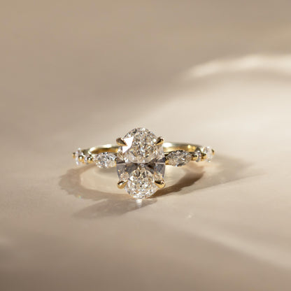 Oval: Pave Lab Grown Diamond