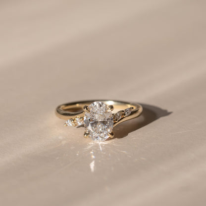 Oval: Pave Lab Grown Diamond