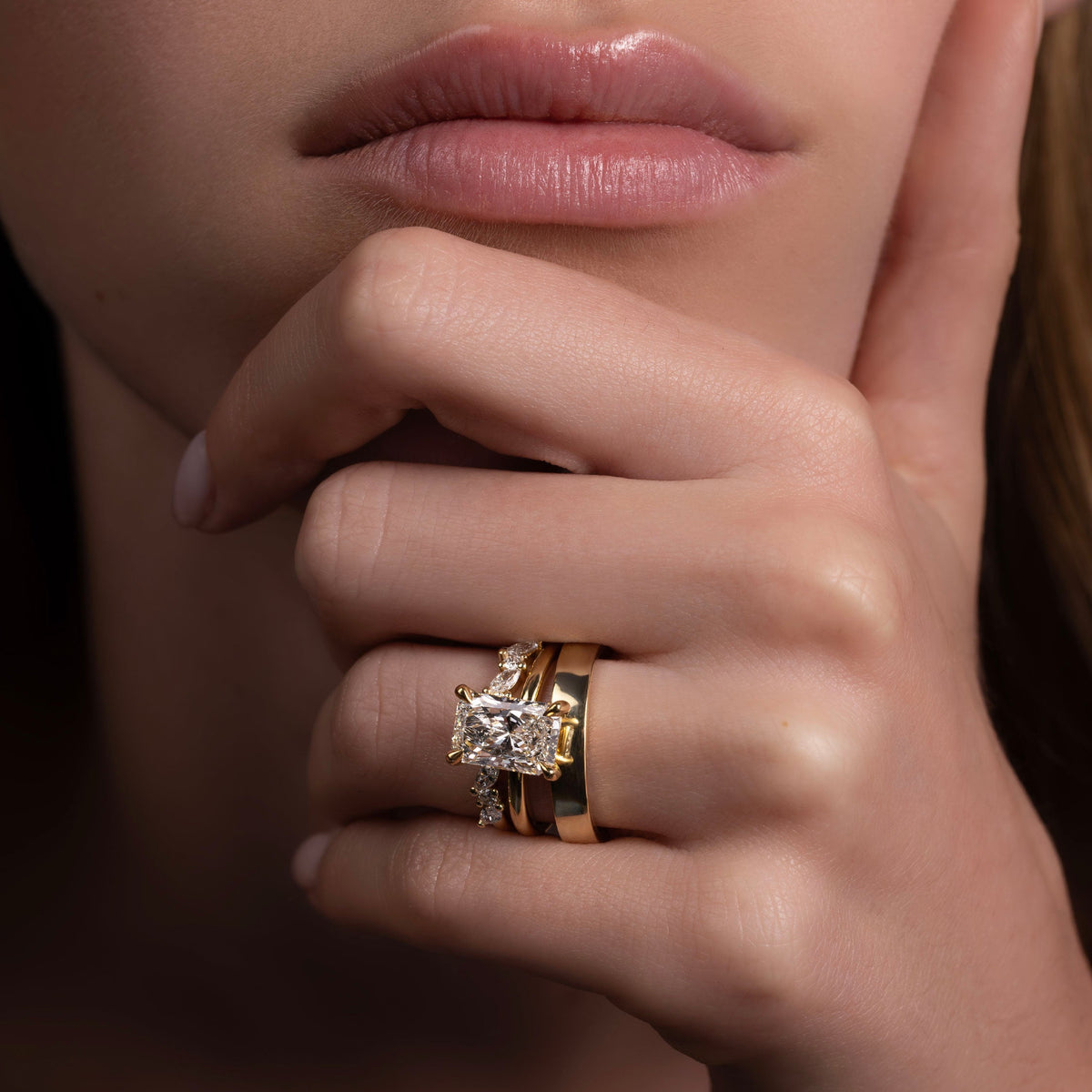 2 CT Radiant: Solitaire Lab Grown Diamond Engagement Ring