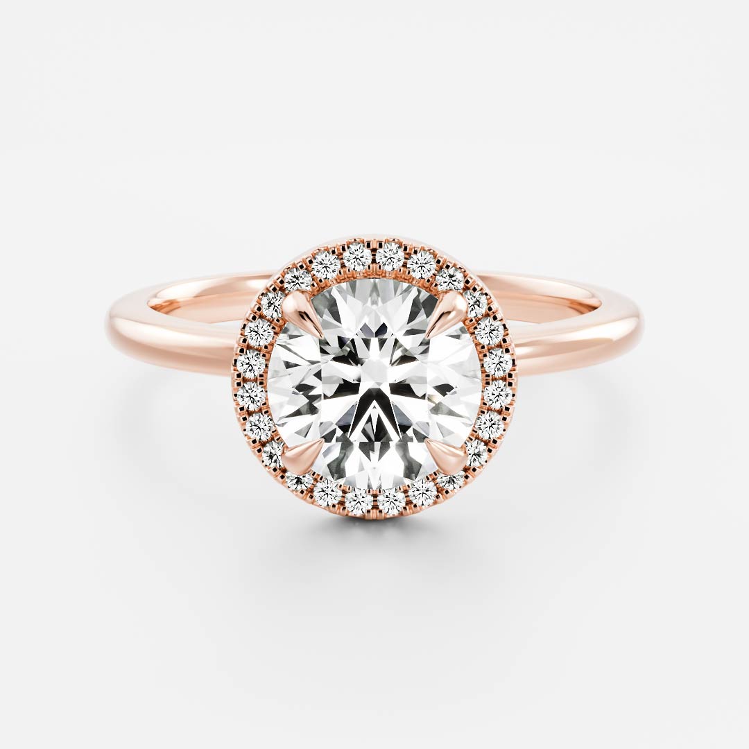 Round: Halo Lab Grown Diamond