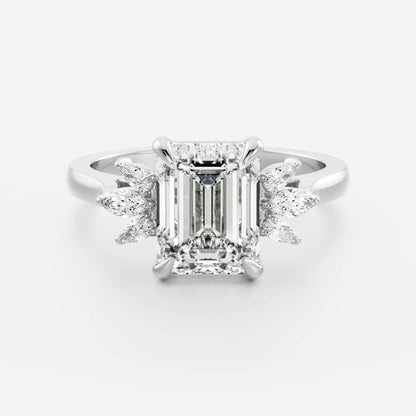 Emerald: Cluster Lab Grown Diamond