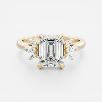 Emerald: Cluster Lab Grown Diamond