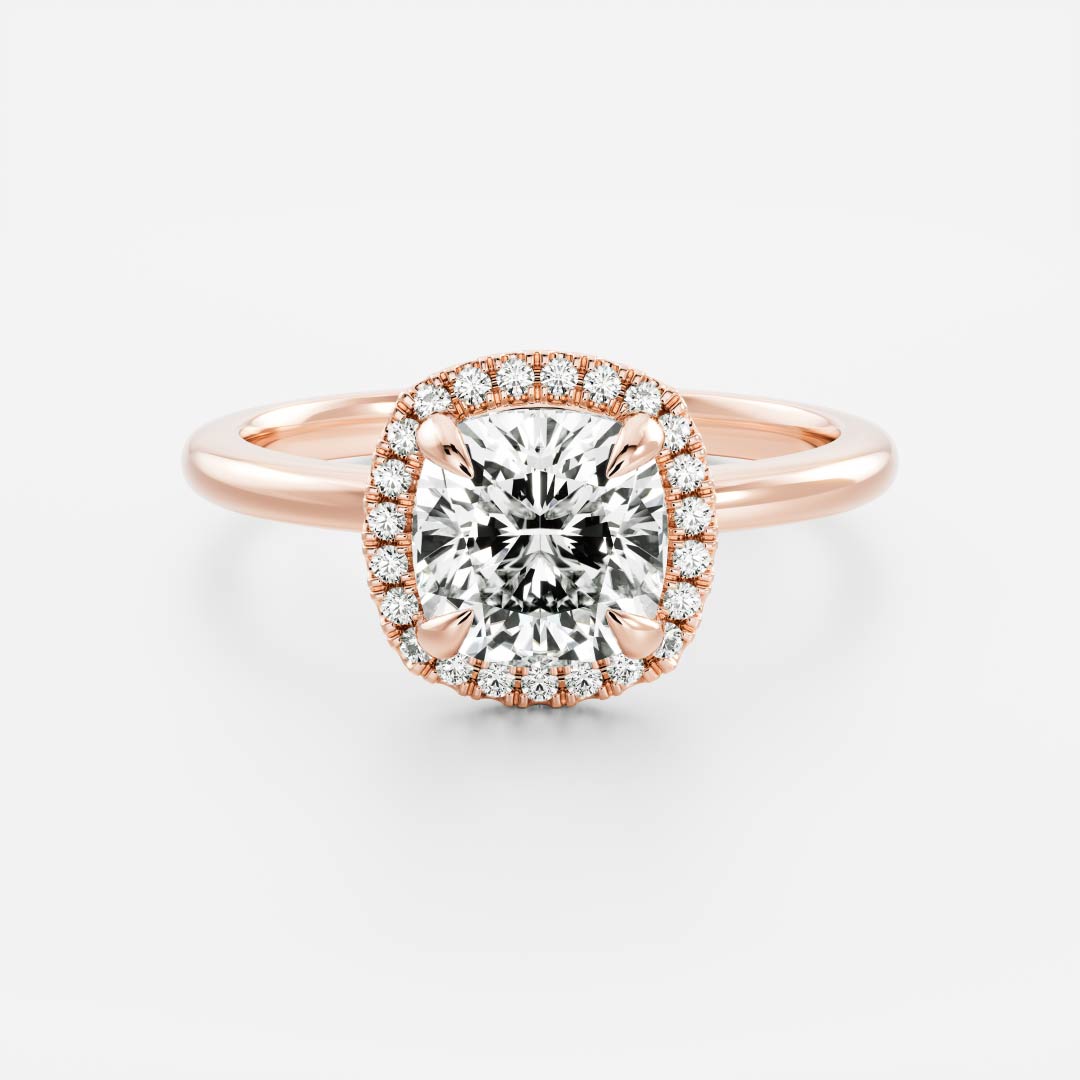 Cushion: Halo Lab Grown Diamond