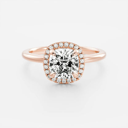 Cushion: Halo Lab Grown Diamond