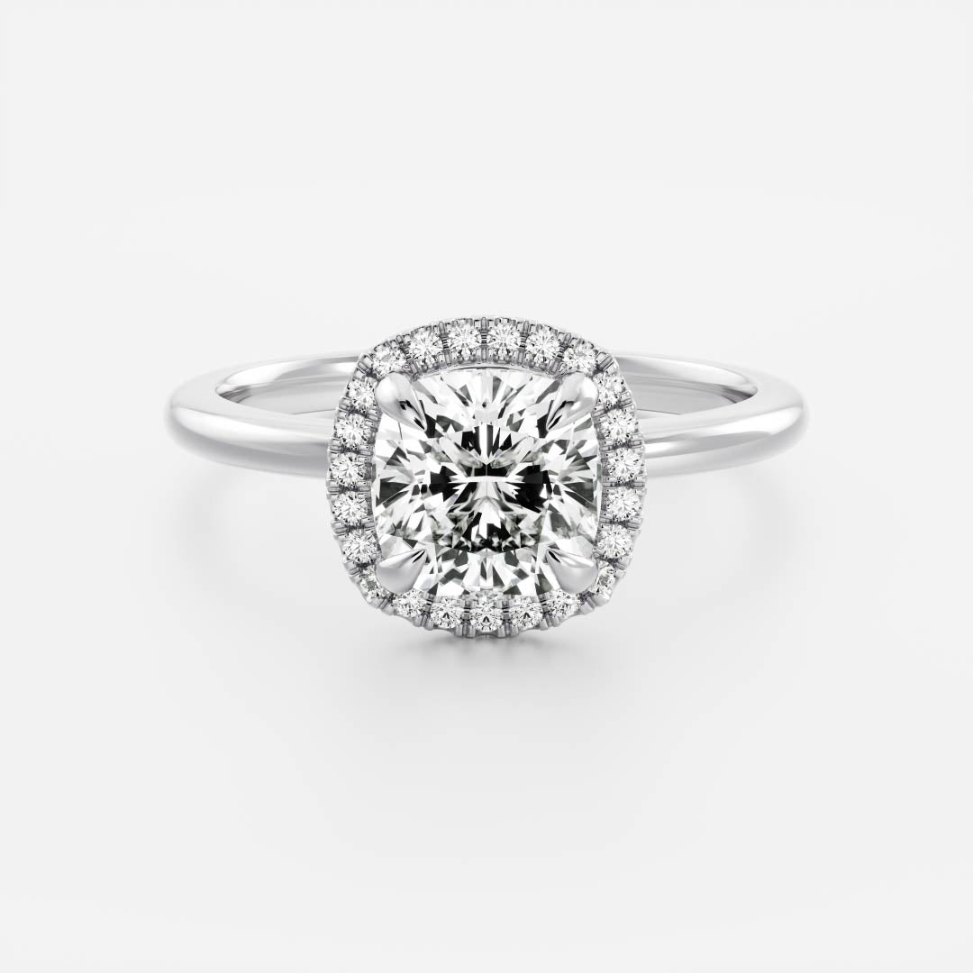 Cushion: Halo Lab Grown Diamond