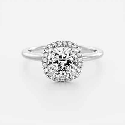 Cushion: Halo Lab Grown Diamond