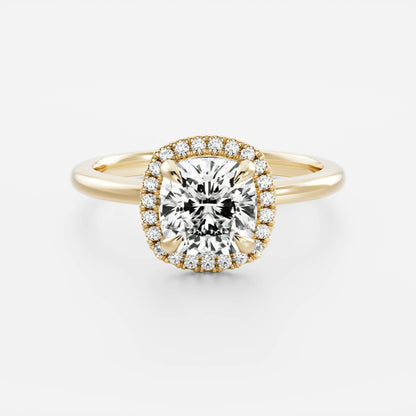 Cushion: Halo Lab Grown Diamond