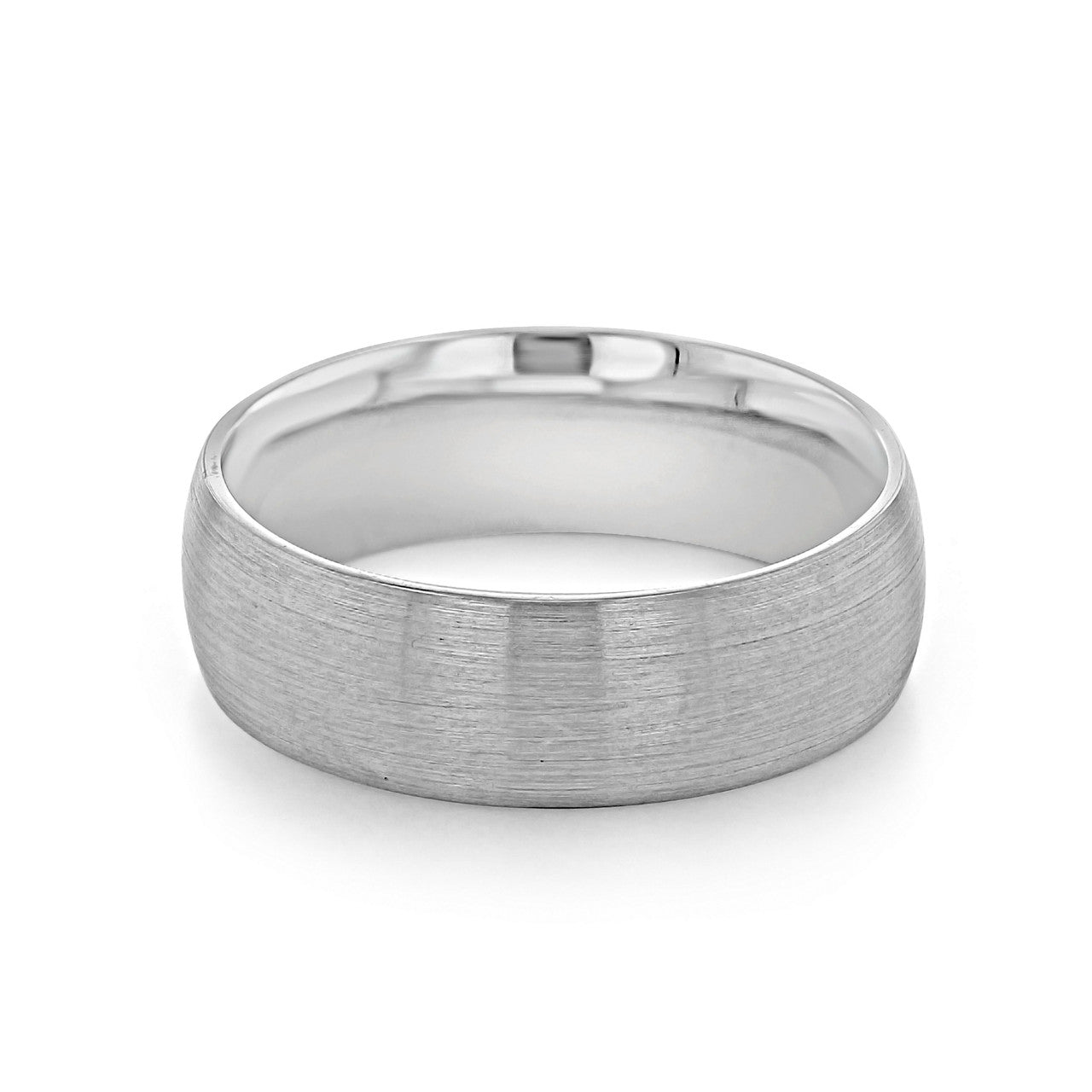 Brushed Finish Classic Men's Wedding Band