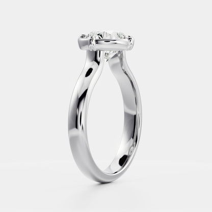 Round: Pronged Bezel Lab Grown Diamond