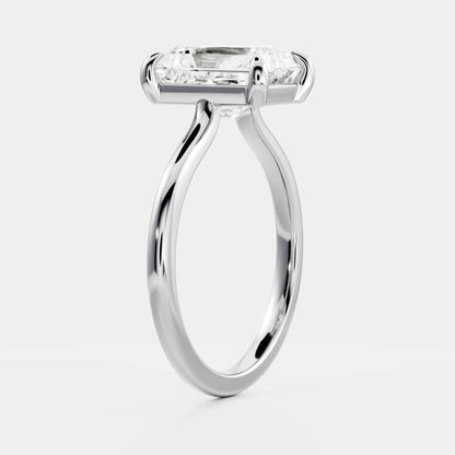 2 CT Radiant: Solitaire Lab Grown Diamond Engagement Ring