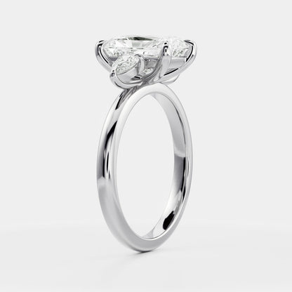 Radiant: Three Stone Lab Grown Diamond