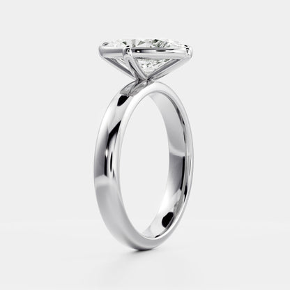 Oval: Pronged Bezel Lab Grown Diamond