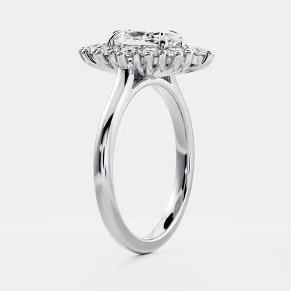 Marquise: Halo Cluster Lab Grown Diamond
