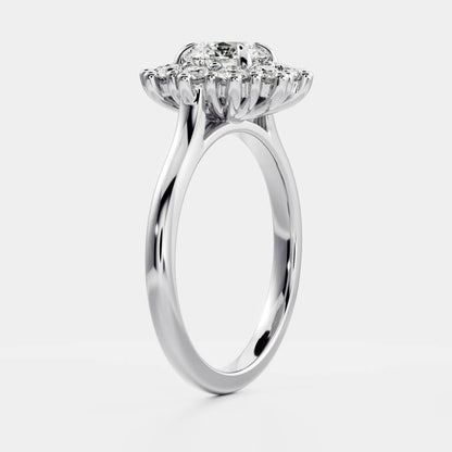 Round: Halo Cluster Lab Grown Diamond