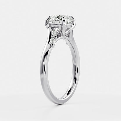 Cushion: Pave Lab Grown Diamond