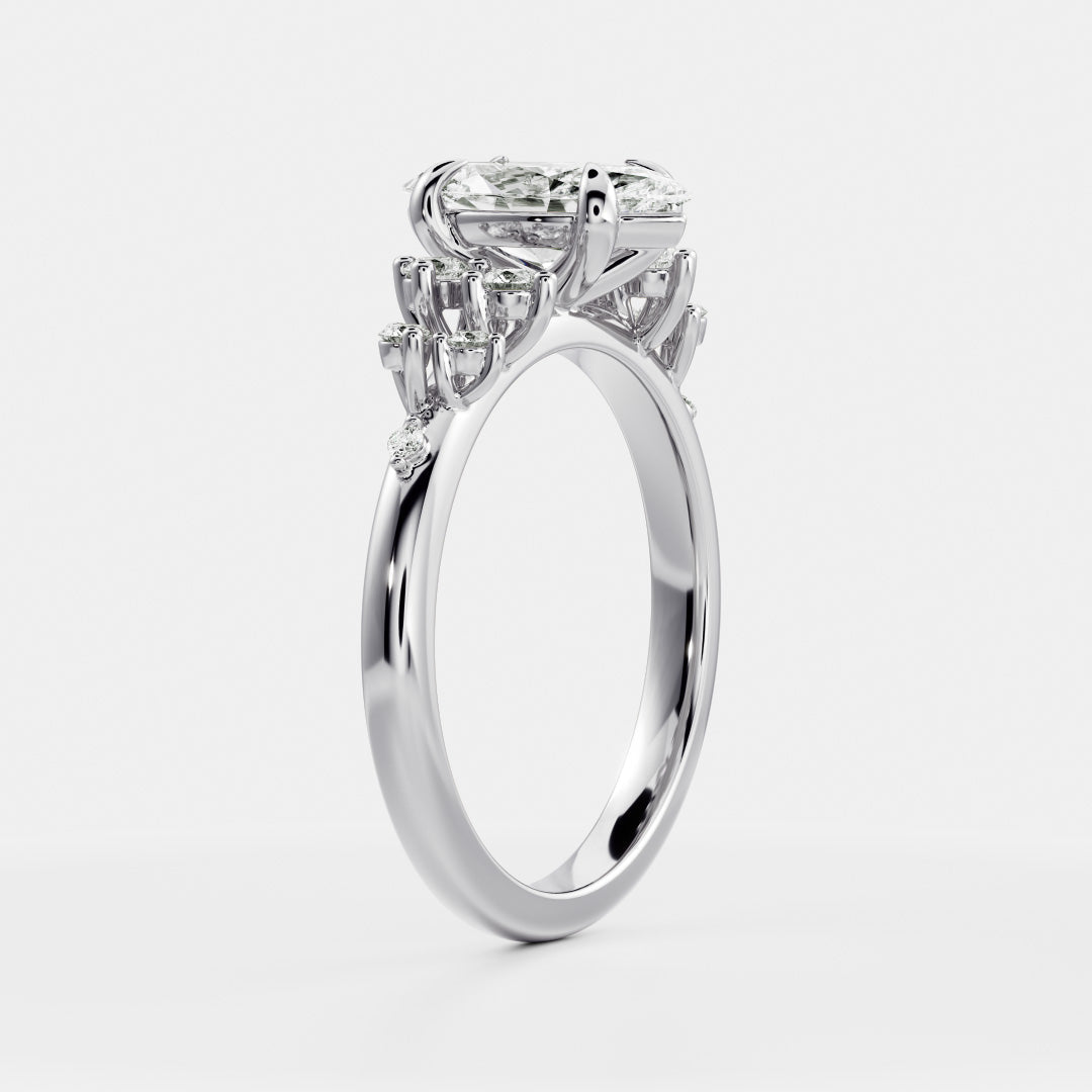 Marquise: Cluster Lab Grown Diamond
