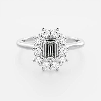 Round: Halo Cluster Lab Grown Diamond