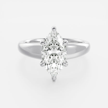 Marquise: Taper Solitaire Lab Grown Diamond