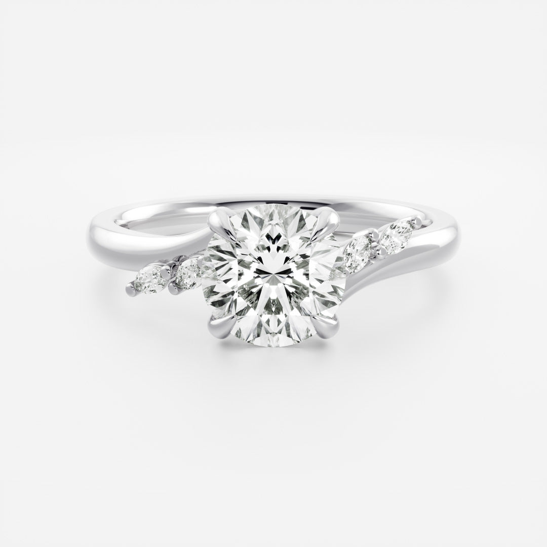 Cushion: Pave Lab Grown Diamond