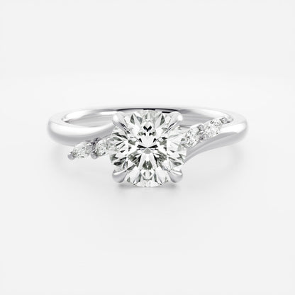 Cushion: Pave Lab Grown Diamond