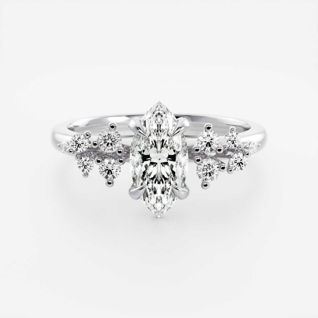 Marquise: Cluster Lab Grown Diamond