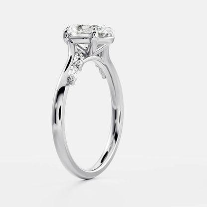 Oval: Pave Lab Grown Diamond