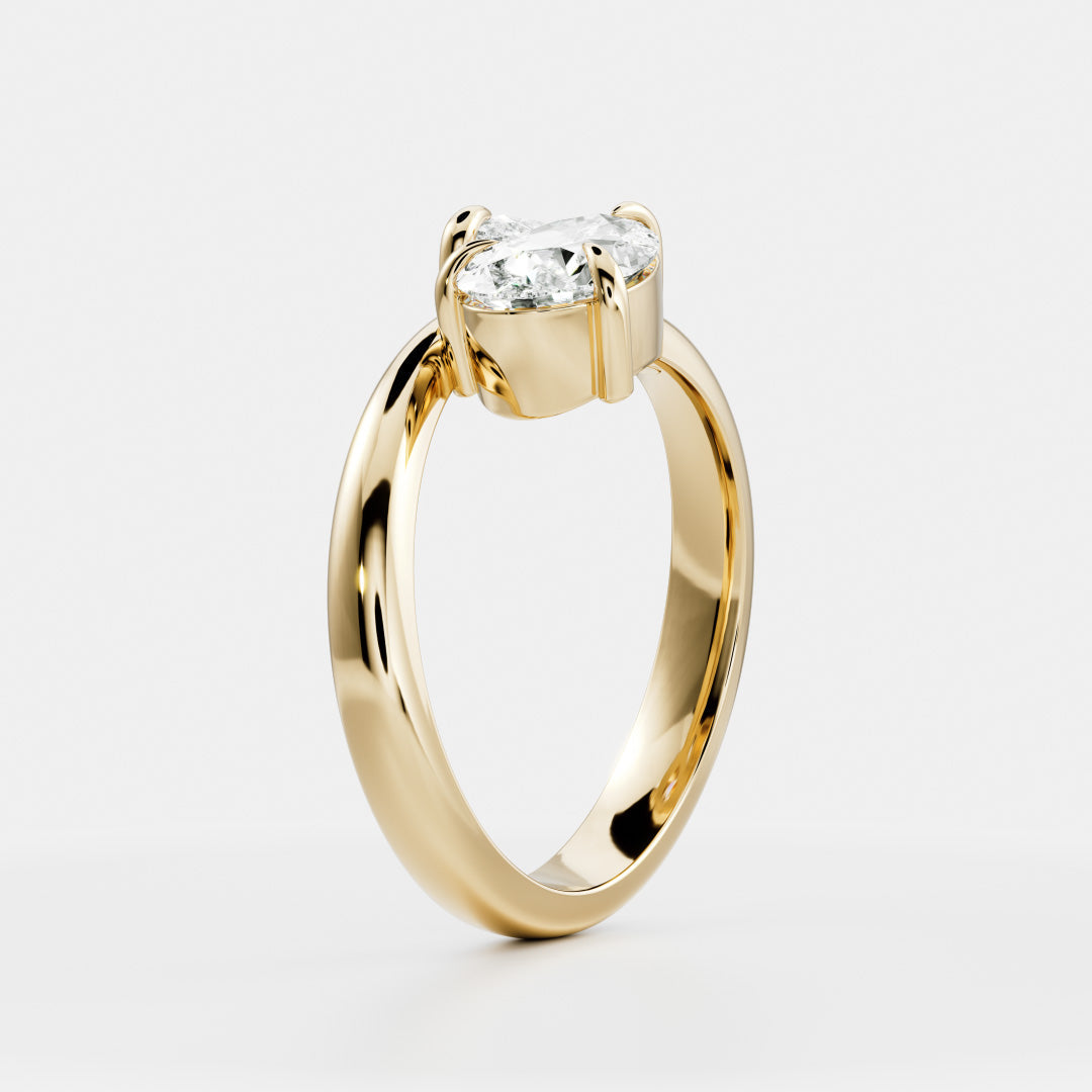 3 CT Pear Toi et Moi: Lab Grown Diamond