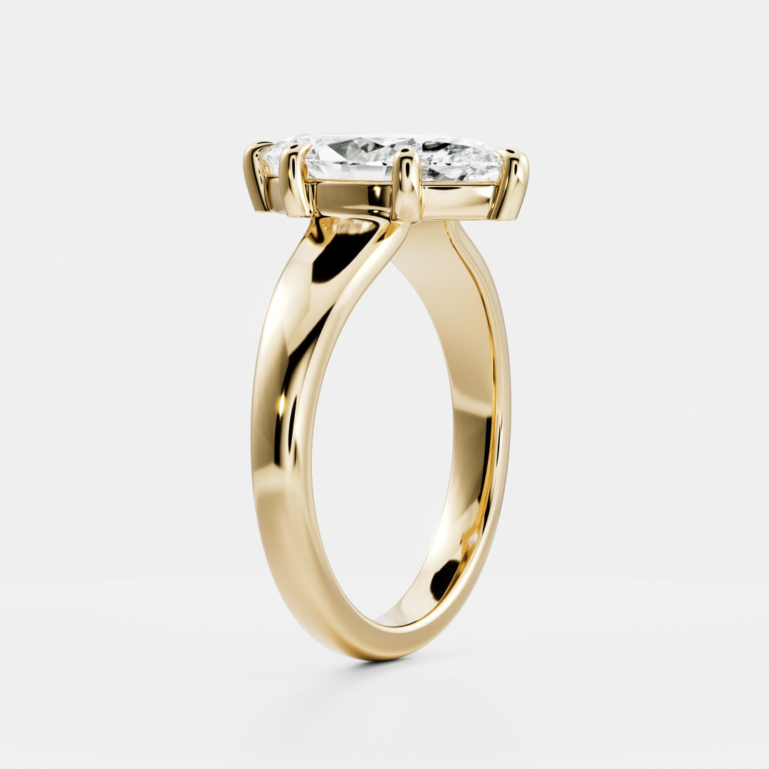 Marquise: Taper Solitaire Lab Grown Diamond