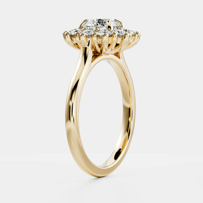 Round: Halo Cluster Lab Grown Diamond