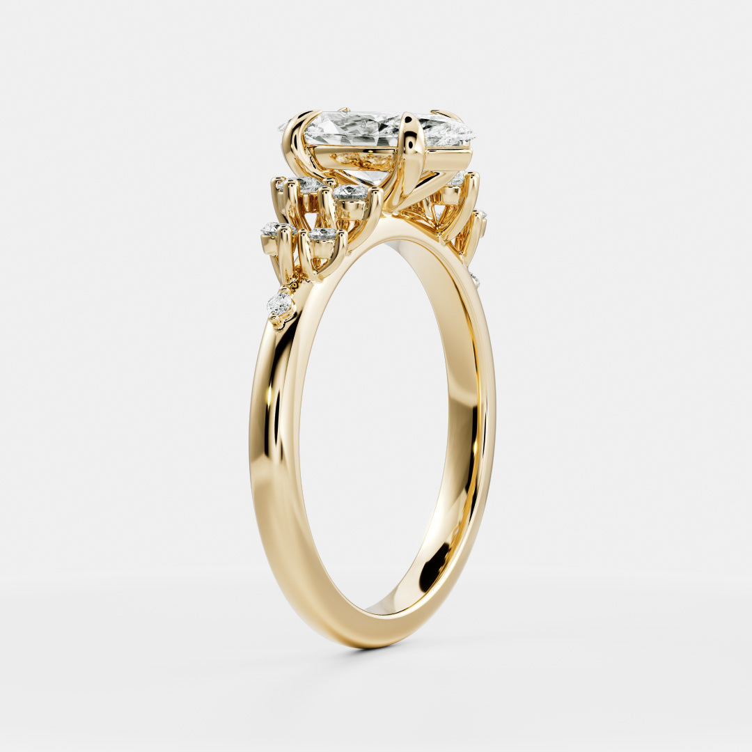 Marquise: Cluster Lab Grown Diamond