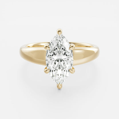 Marquise: Taper Solitaire Lab Grown Diamond