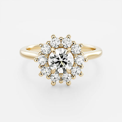 Round: Halo Cluster Lab Grown Diamond