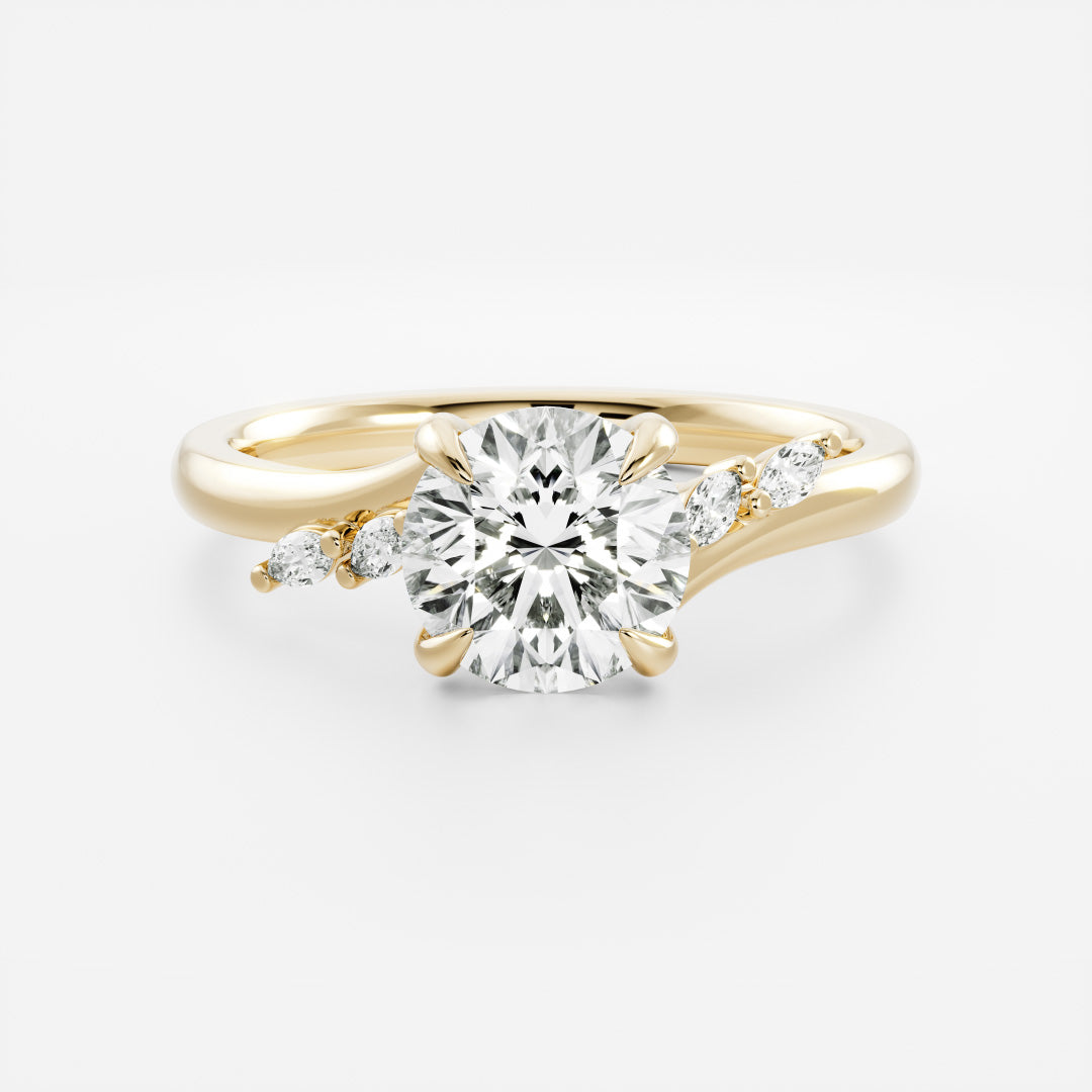 Cushion: Pave Lab Grown Diamond