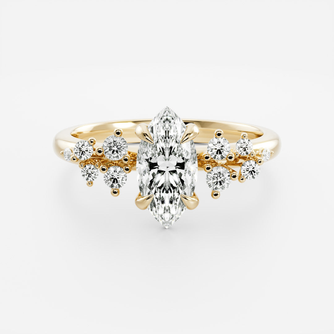 Marquise: Cluster Lab Grown Diamond