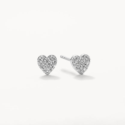 0.09 TCW Round Cut Moissanite Stud Earrings