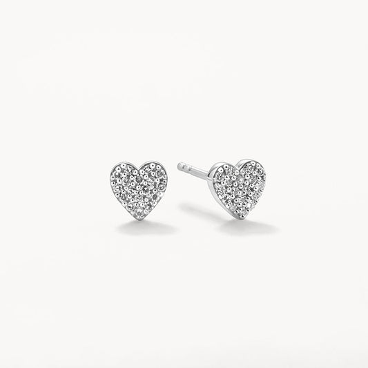 0.09 TCW Round Cut Moissanite Stud Earrings