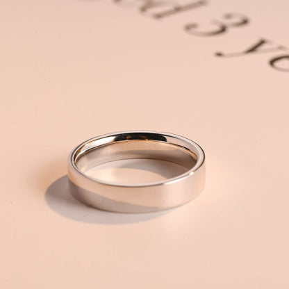 Delicate Moissanite Band with 0.05 TCW Round Cut Stones in Solid Gold 2