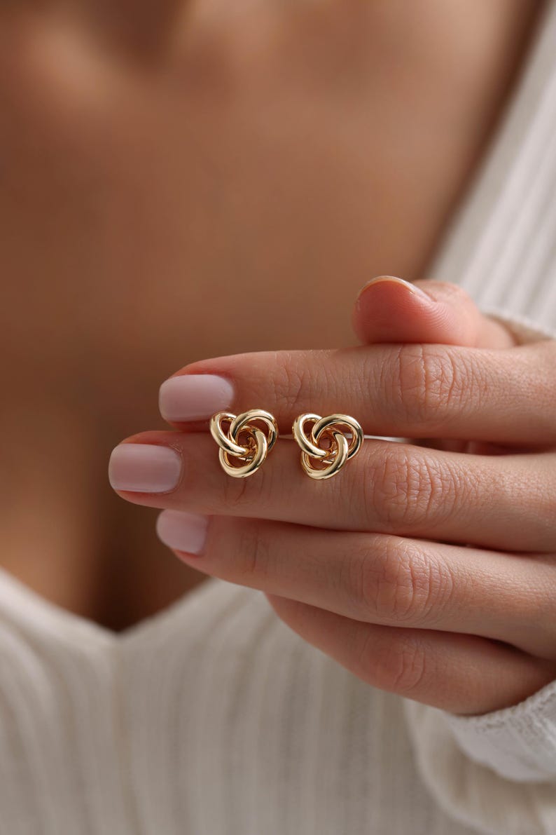 Knot Stud Earrings
