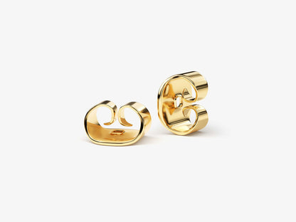 0.2 TCW Round Cut Stud Moissanite Earrings