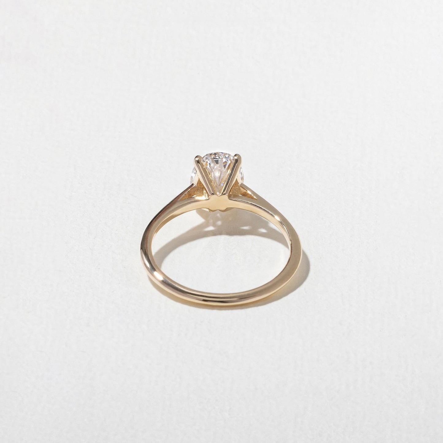 Oval Lab Grown Diamond Solitaire Engagement Ring