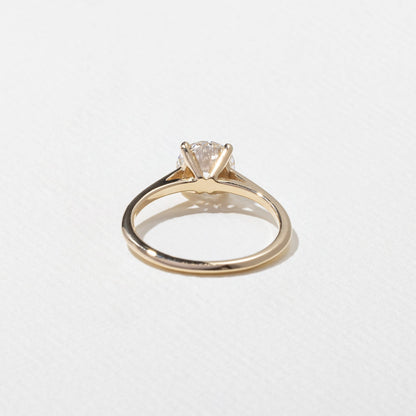 Round Lab Grown Diamond Solitaire Engagement Ring
